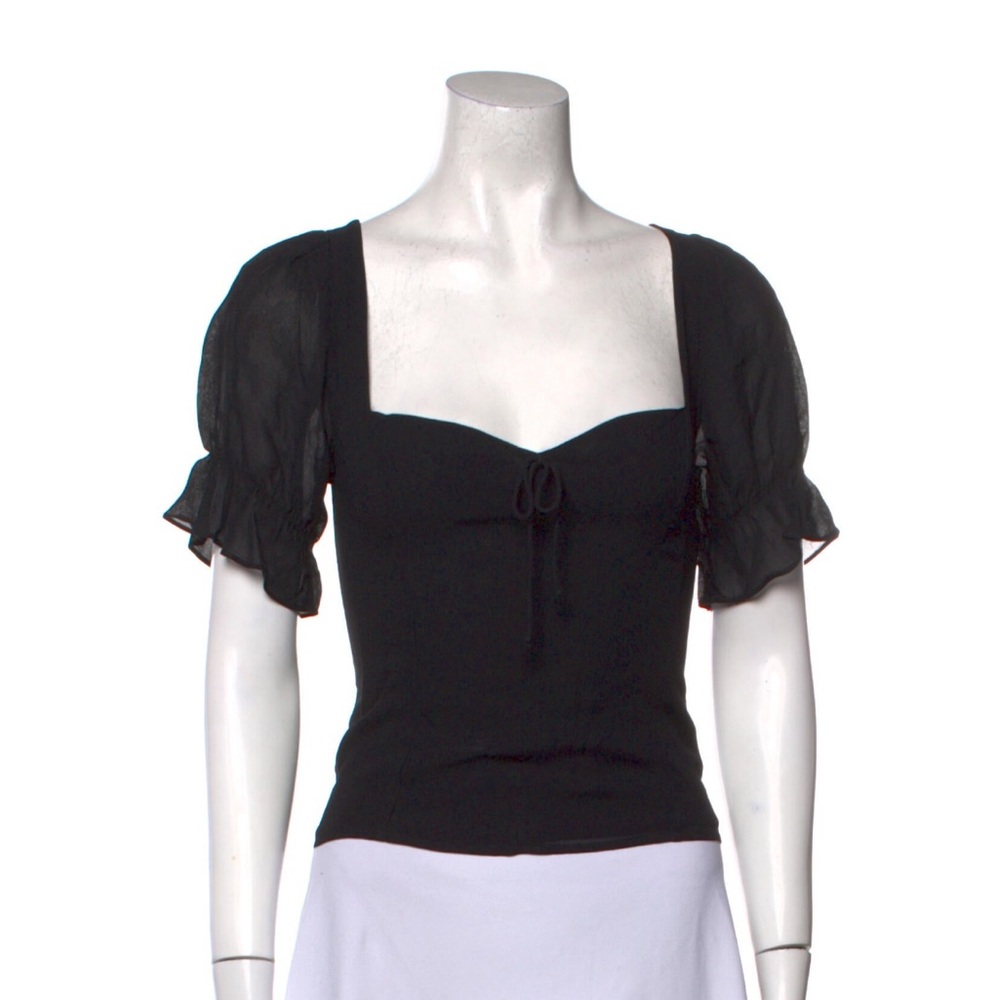 Reformation puff sleeve top